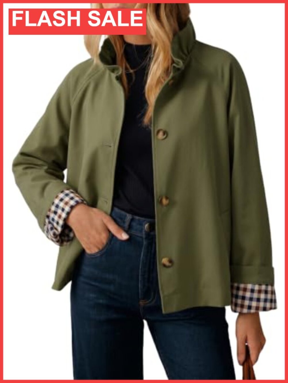 Dokotoo Womens Lightweight Single Breasted Trench Coat Button Down Jacket